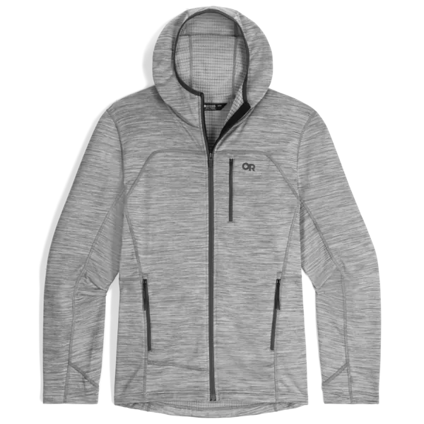 Outdoor Research Vigor Grid Fleece Mens Full Zip Hooded Jacket