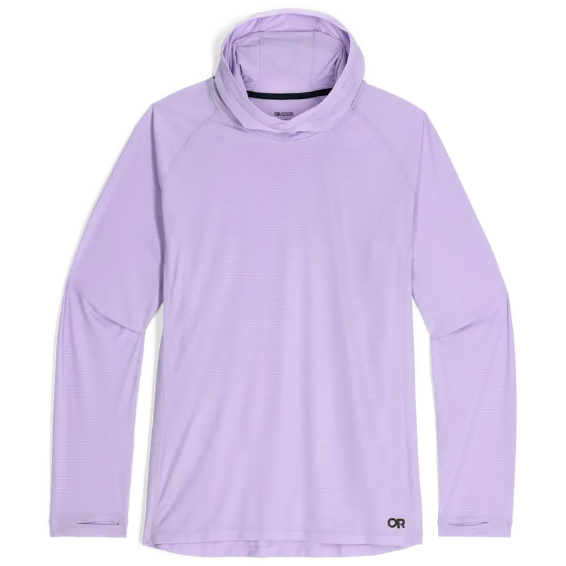 Outdoor Research Echo Womens Plus Size Hooded Top Colour Lavender