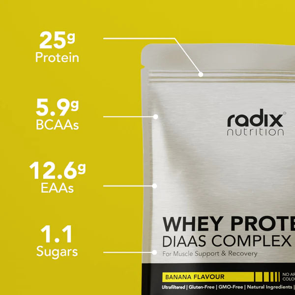 Radix Nutrition DIAAS Complex 1.61 Whey Protein Powder - 1kg