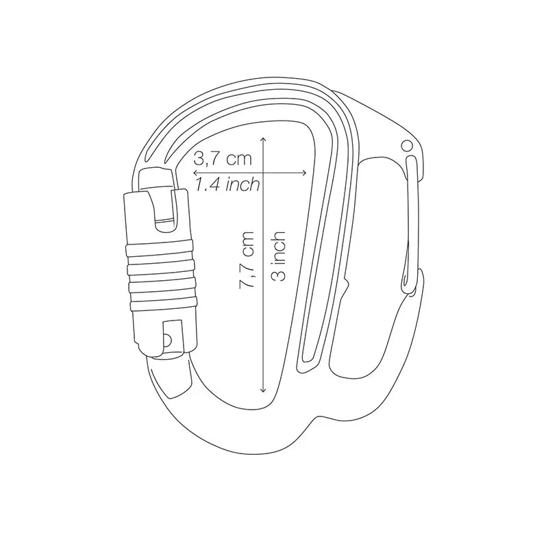 Petzl Freino Z Triact-lock Carabiner with Friction Spur