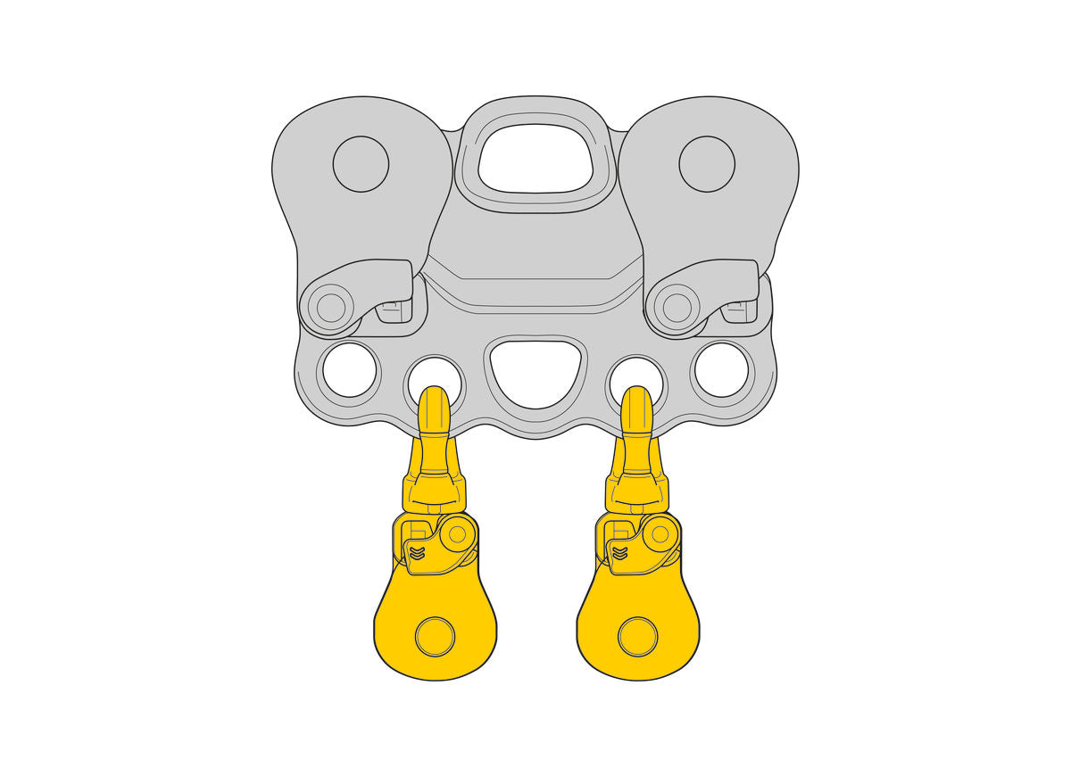 Petzl Spin S1 Open Pulley with Swivel