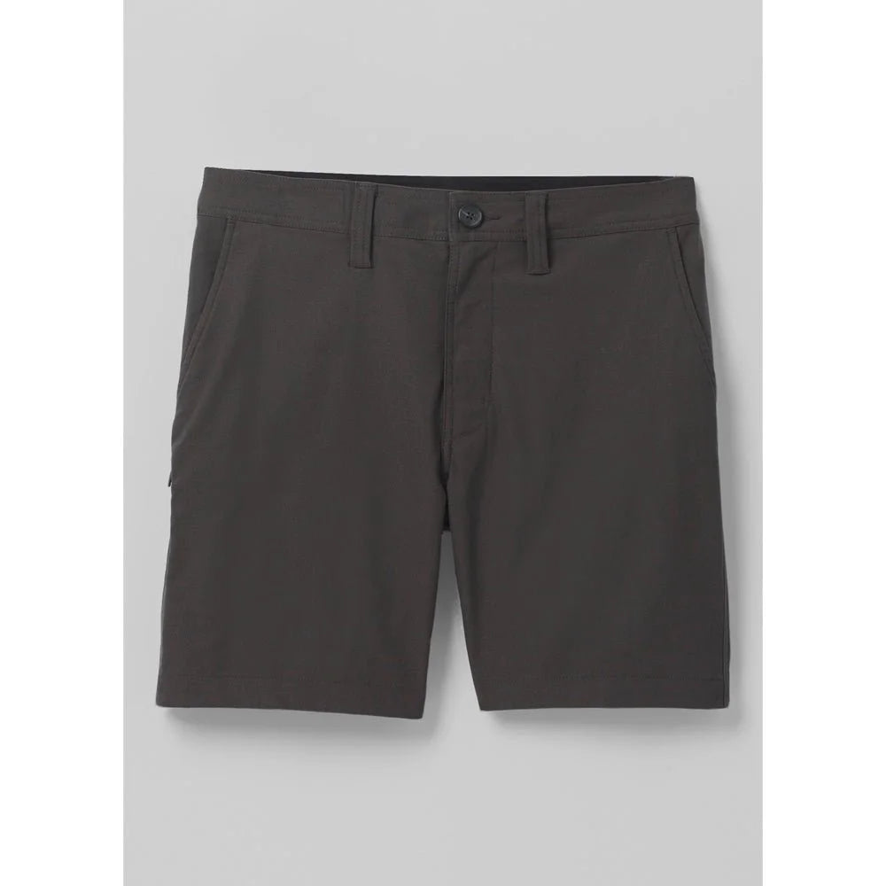Prana Alameda Mens Shorts 7 Inseam Colour Dark Iron
