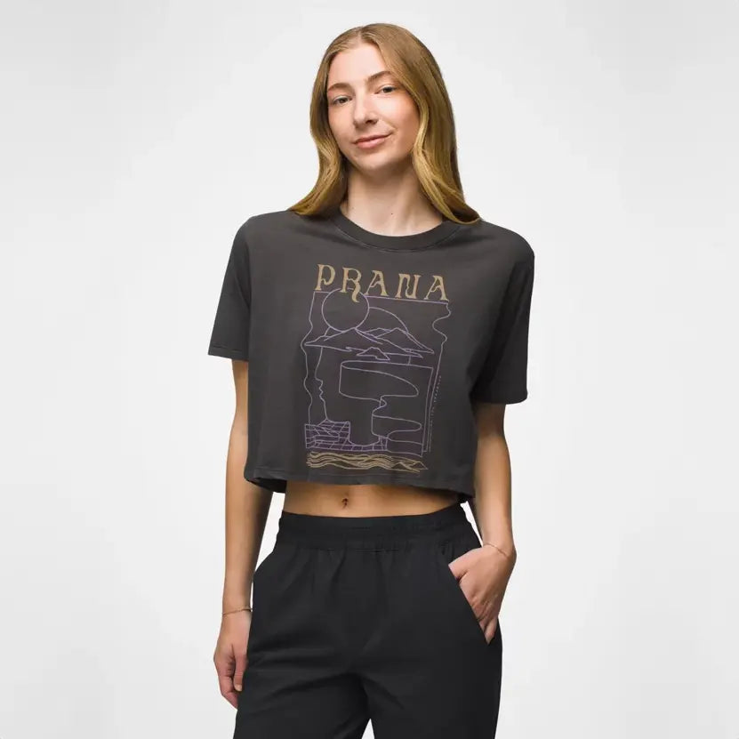 prAna Everyday VW Graphic Womens Crop T-Shirt