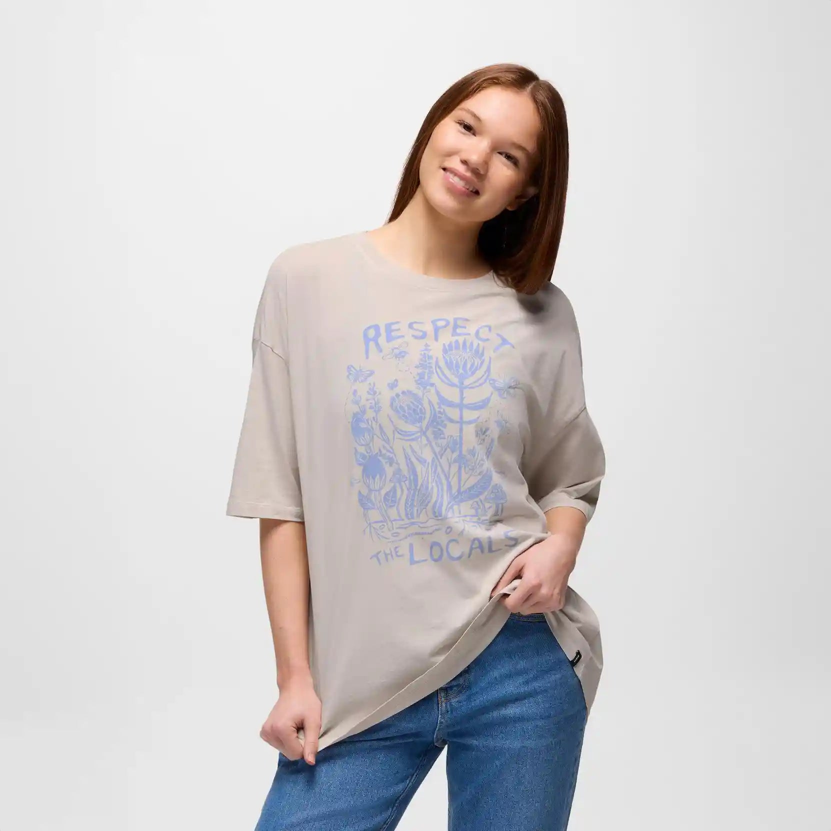prAna Everyday Graphic Womens Oversized T-Shirt