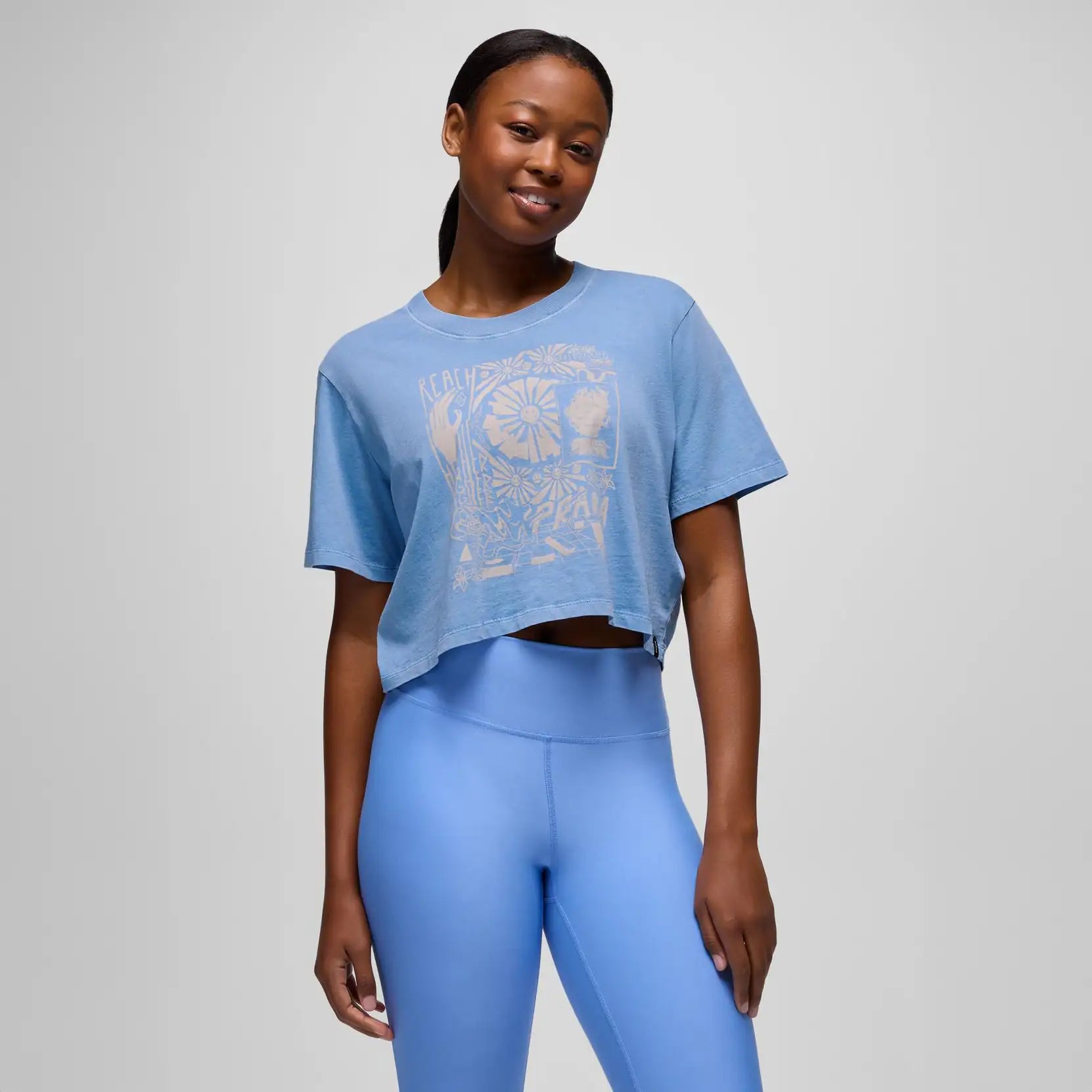 prAna Everyday Graphic Womens Crop T-Shirt