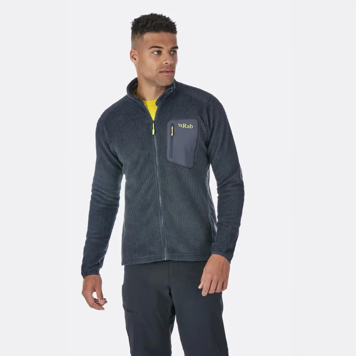 Rab Alpha Flash Mens Fleece Jacket 1 Colour Beluga