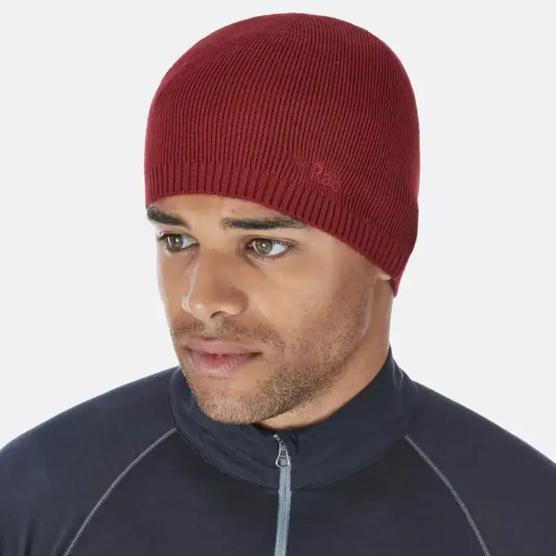 Rab Merino Beanie Colour Red Clay