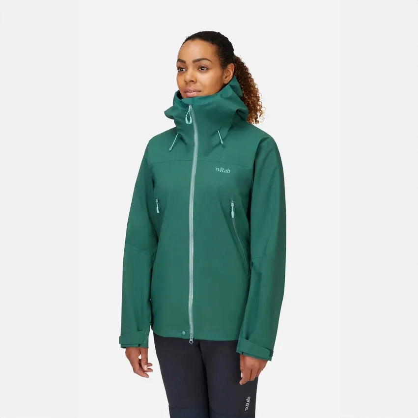 Rab Kangri Gtx Womens Hooded Jacket 1 Colour Green