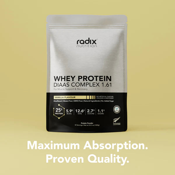 Radix Nutrition DIAAS Complex 1.61 Whey Protein Powder - Single Serving