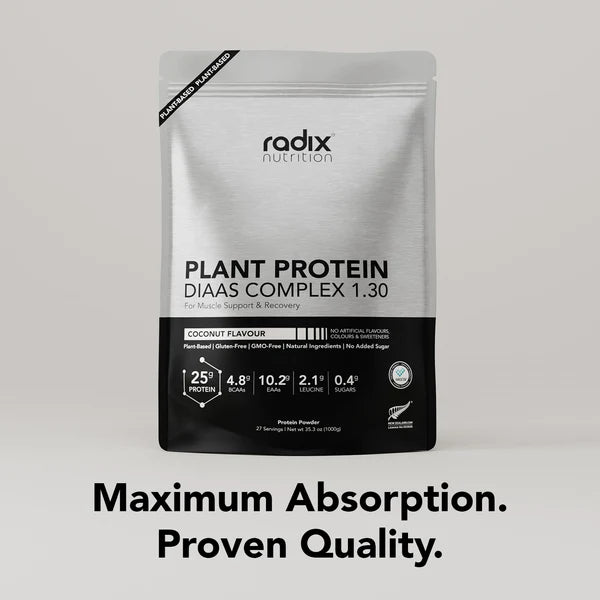 Radix Nutrition DIAAS Complex 1.30 Plant Protein Powder - 1kg