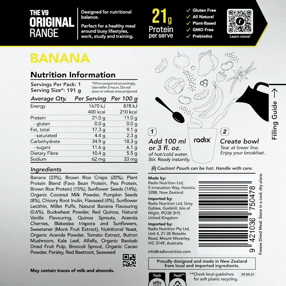 Radix Nutrition Original Breakfast v9.0