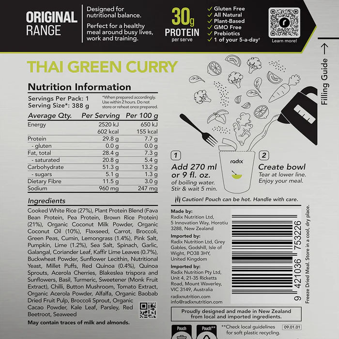 Radix Nutrition Original Meal - 600Kcal