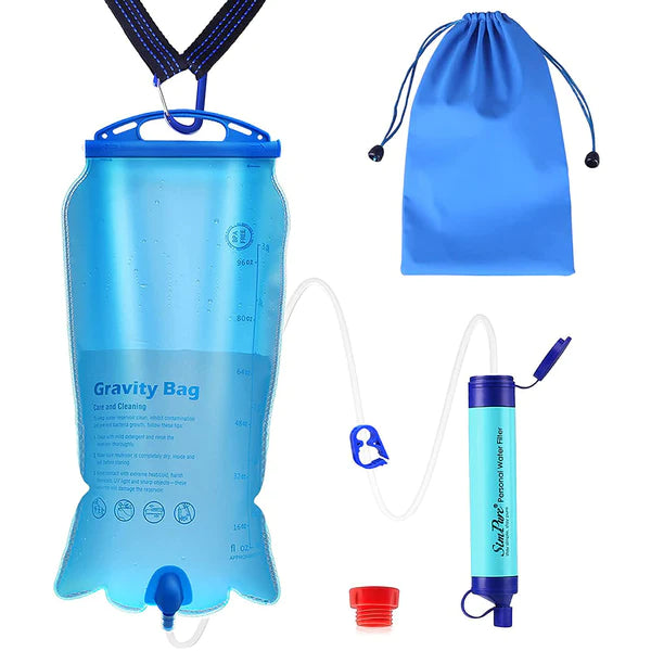 Simpure Gravity Water Filter Bag 3L Colour Blue