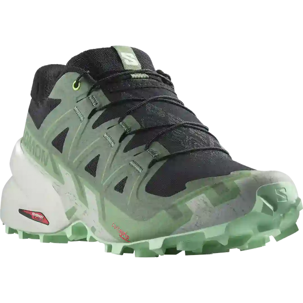 Salomon Speedcross 6 Women s Trail Running Shoes Black Laurel Wreath Green Ash