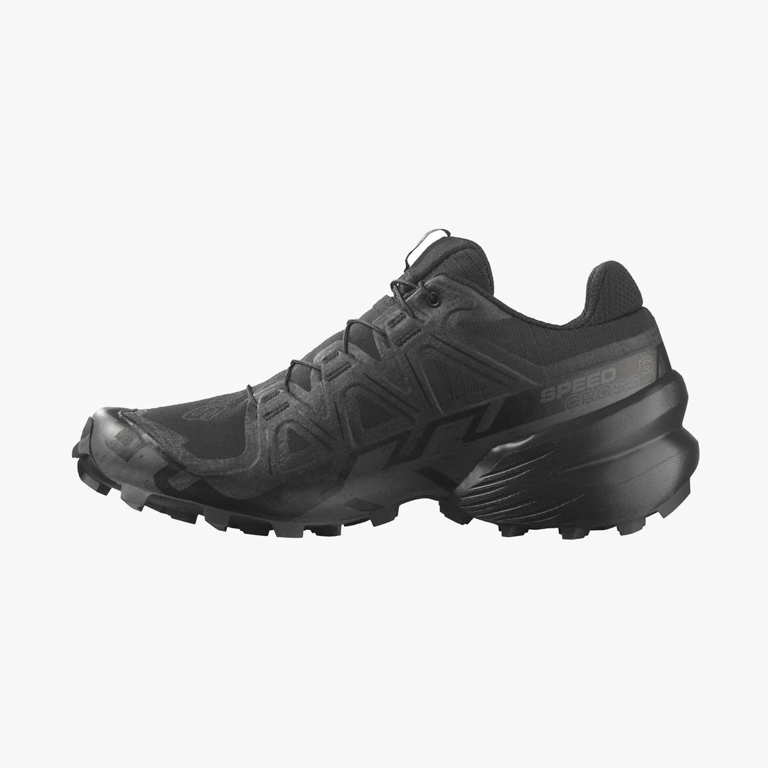 Salomon Speedcross 6 Womens Trail Running Shoes - Black/Black/Phantom