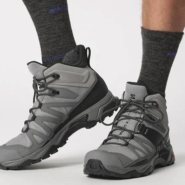Salomon X Ultra 4 Mid GTX Mens Hiking Boot - Sharkskin/Quiet Shade/Black
