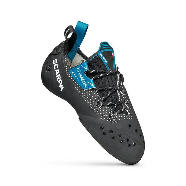 Scarpa Chimera Climbing Shoe - Black/White/Azure