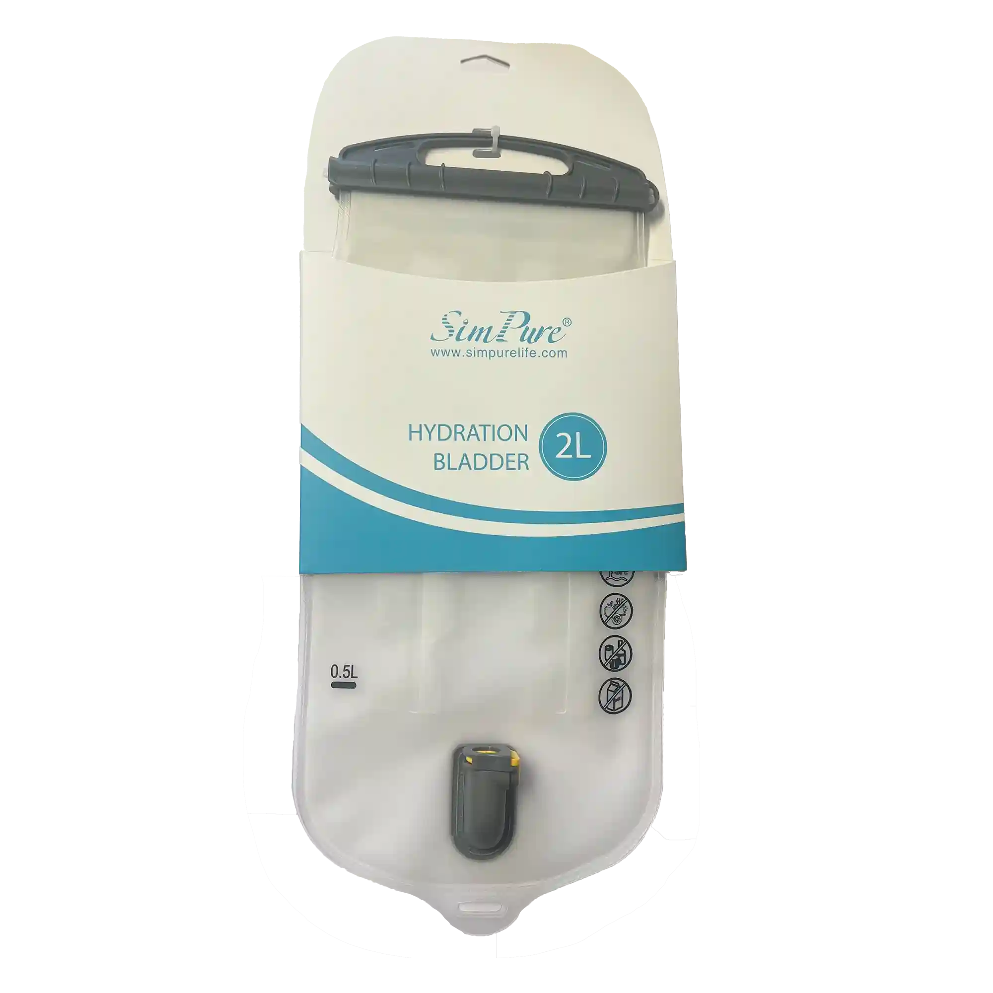 SimPure Clean Water Hydration Bladder - 2 Litre