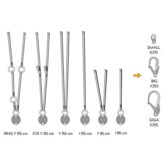 Singing Rock Reactor 140 "Y" - 85cm