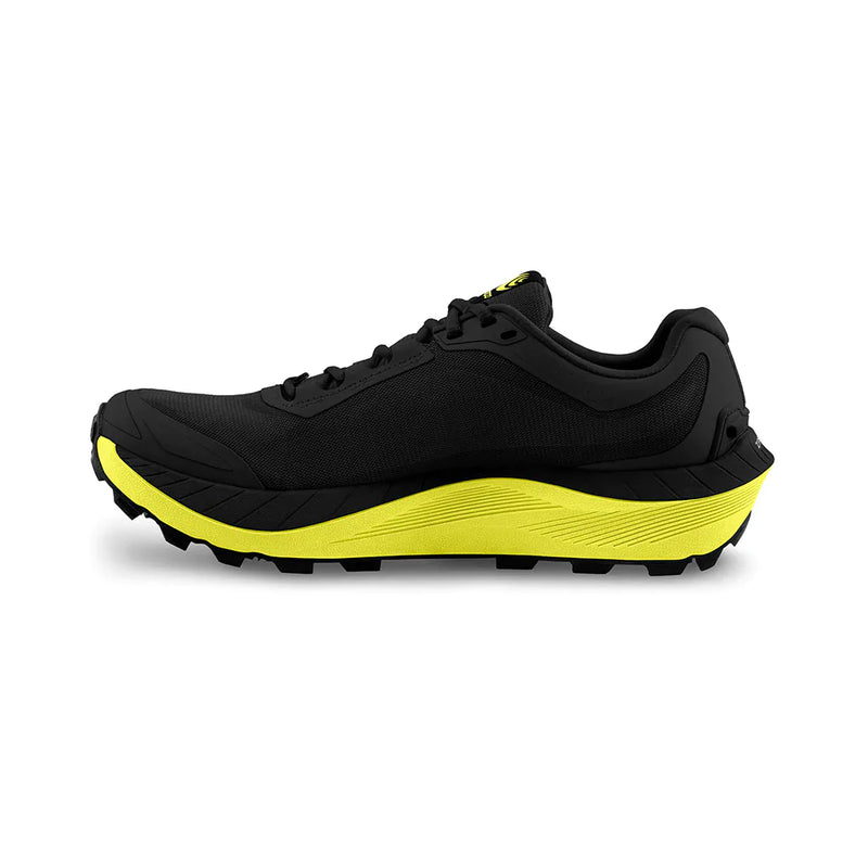Topo Mountain Racer 3 Mens Trail Running Shoe - Black/Lime