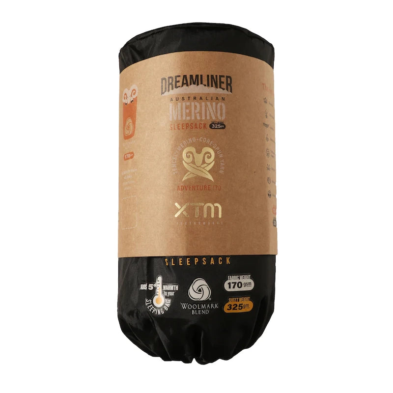 XTM Dreamliner 170 Merino Wool Sleeping Bag Liner