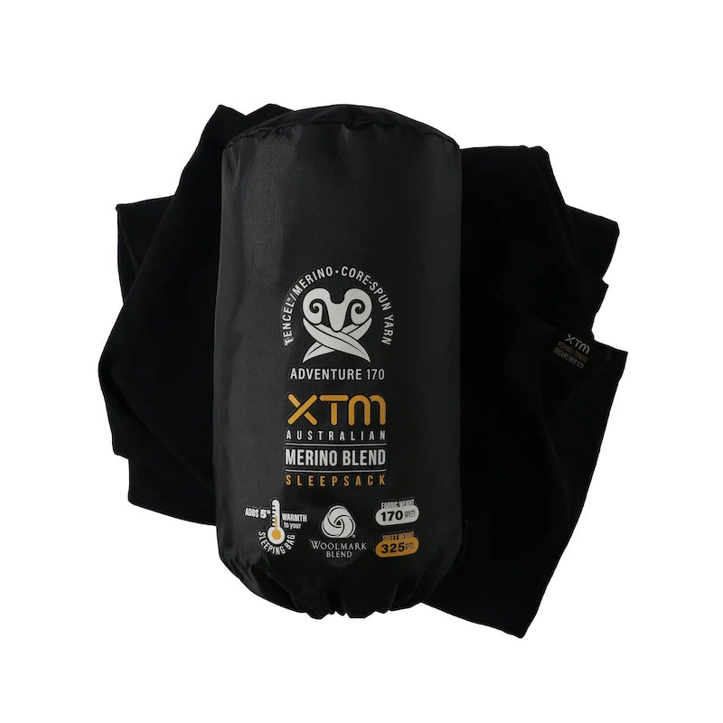 XTM Dreamliner 170 Merino Wool Sleeping Bag Liner