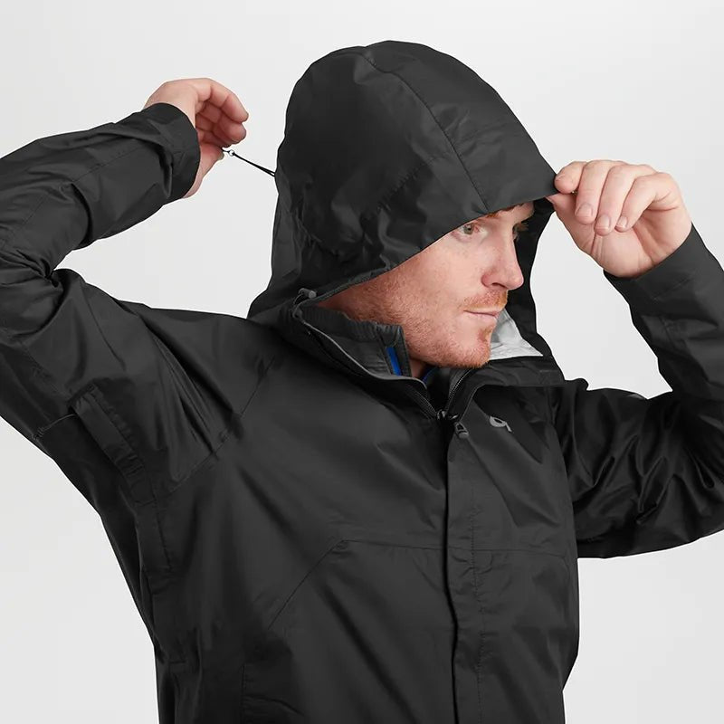 Outdoor Research Apollo Mens Rain Hooded Jacket