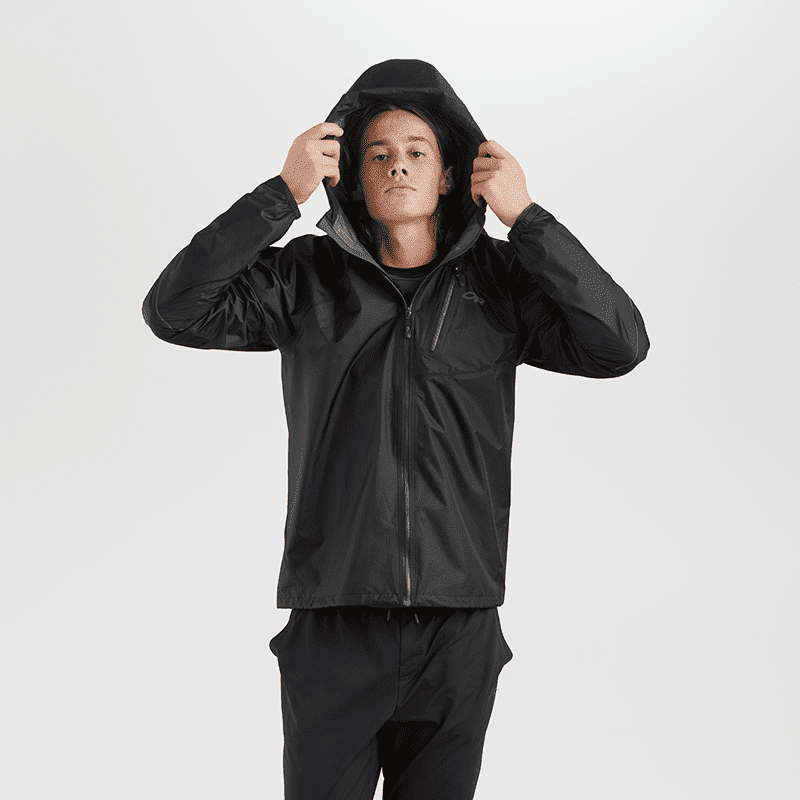 Outdoor Research Helium Mens Waterproof Hooded Jacket