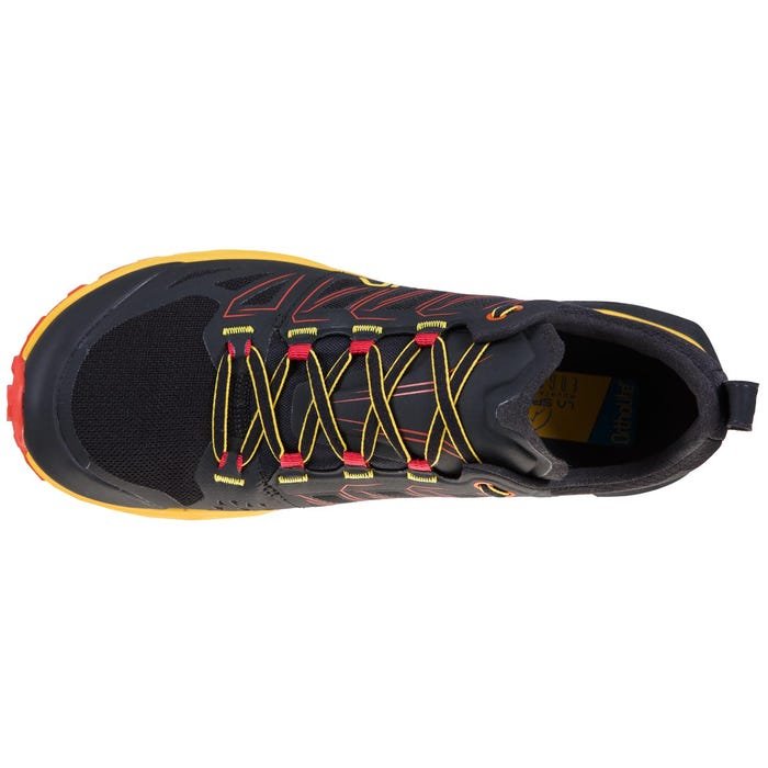 La Sportiva Jackal Mens Trail Running Shoe - Black/Yellow