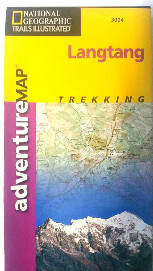 National Geographic Langtang Adventure Map