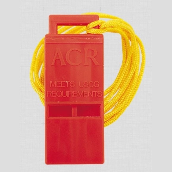 ACR Signal Whistle w/lanyard BULK