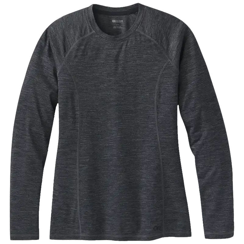 Outdoor Research Alpine Onset Crew Womens Thermal Top Colour Charcoal Heather