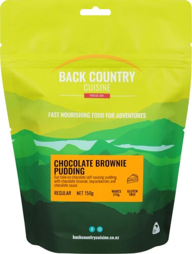 Back Country Cuisine Freeze Dried Food - Chocolate Brownie Pudding