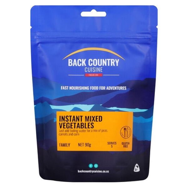 Back Country Freeze Dried Food - Instant Mixed Vegetables