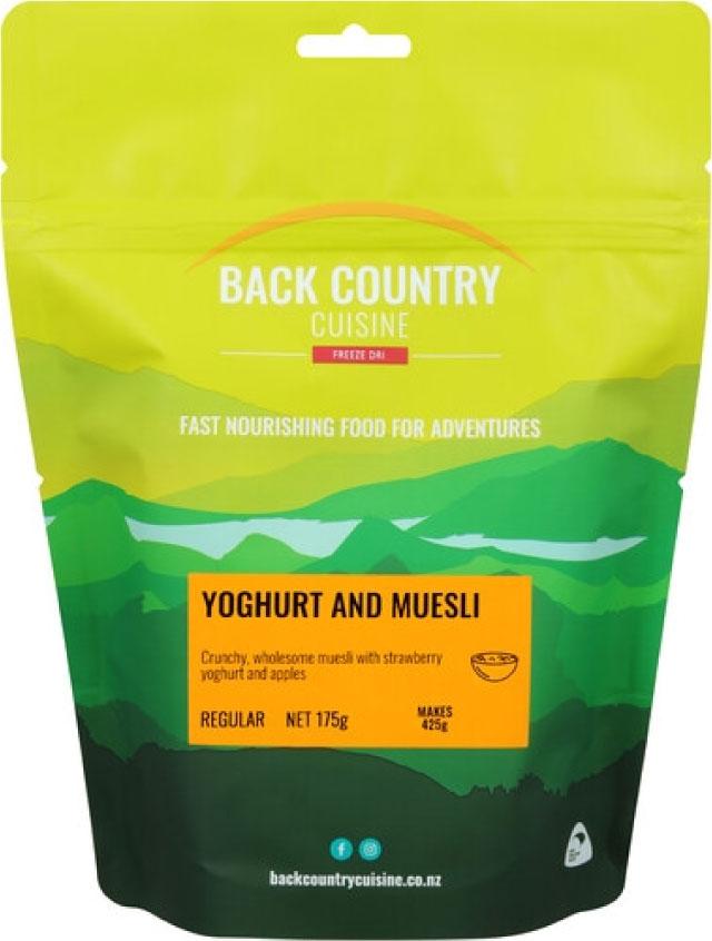 Back Country Cuisine Freeze Dried Food - Yoghurt and Muesli