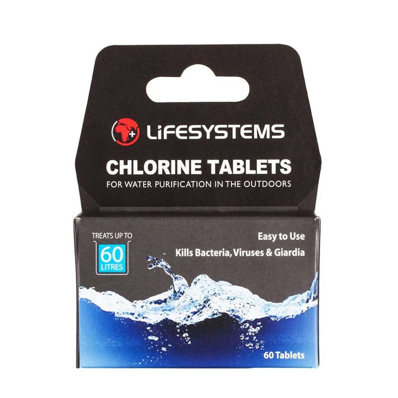 LifeSystems Chlorine Water Purification Tablets - 60 Tablets