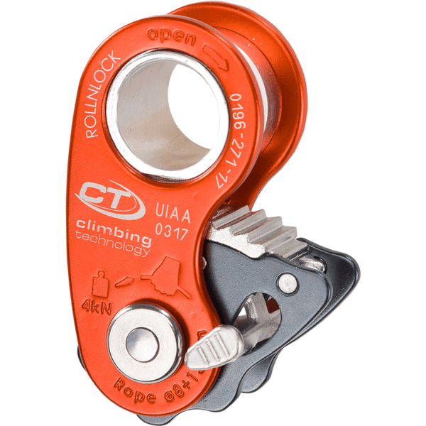 Climbing Technology Roll and Lock Industrial Pulley Ascender