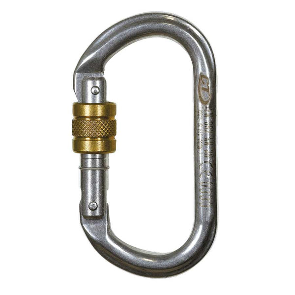 Climbing Technology Stainless Steel Oval Screwgate Carabiner