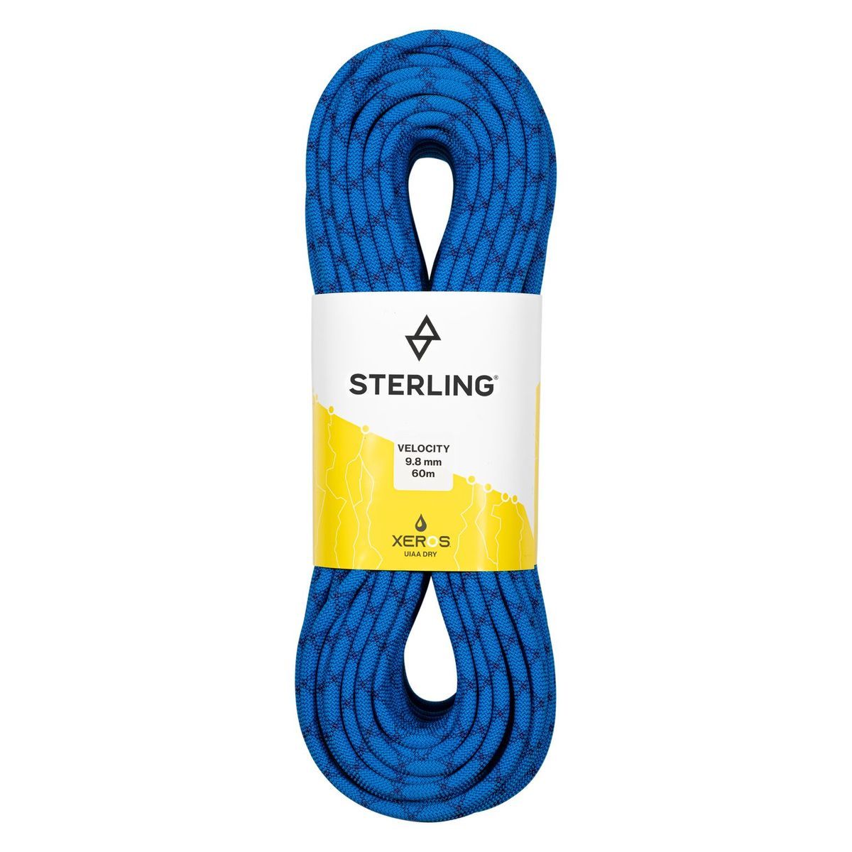 Sterling Velocity 9.8mm XEROS 60m Dynamic Climbing Rope - Olive Drab