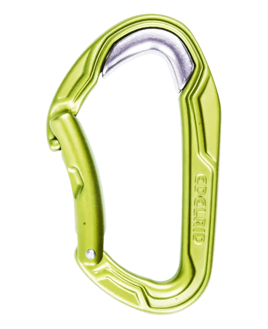 Edelrid Bulletproof Bent Gate Ii Climbing Carabiner Colour Oasis
