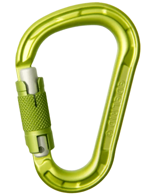 Edelrid Hms Magnum Ii Twist Lock Climbing Carabiner Colour Oasis