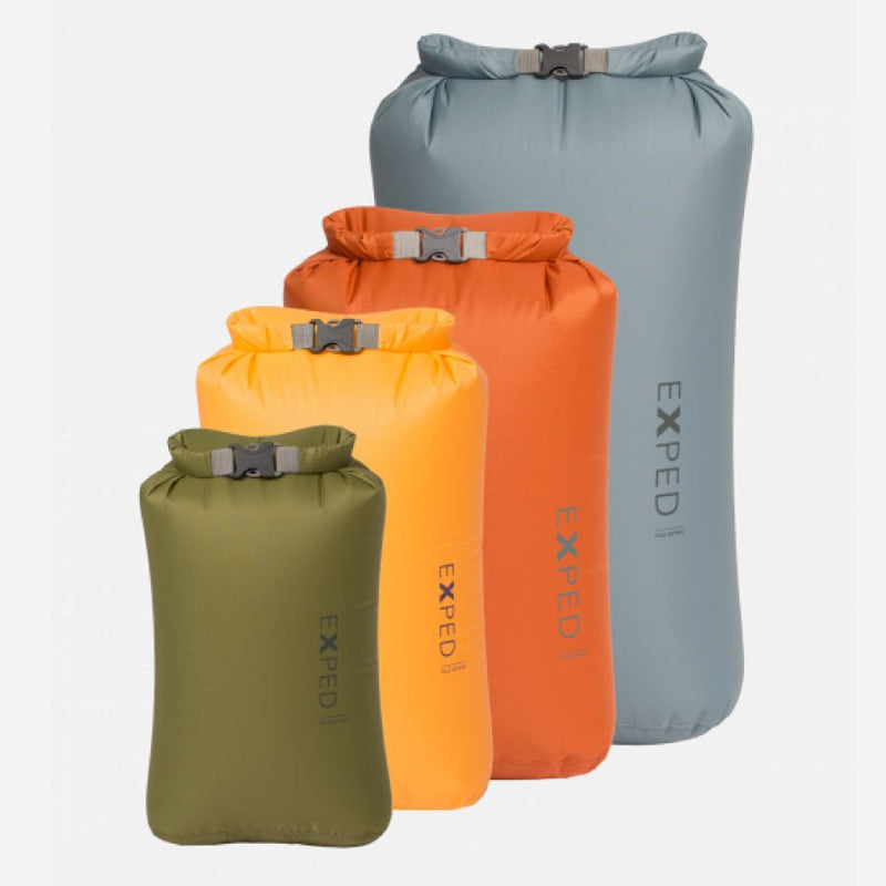 Exped Fold Drybag - XS-L 4 Pack