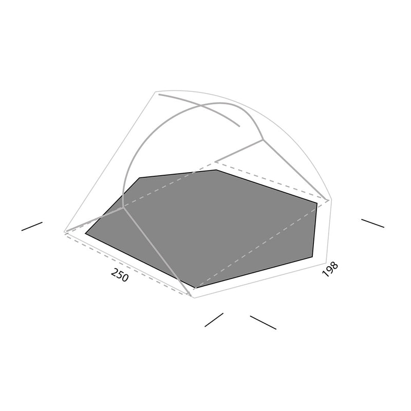 Exped Lyra III 3 Person Tent Footprint