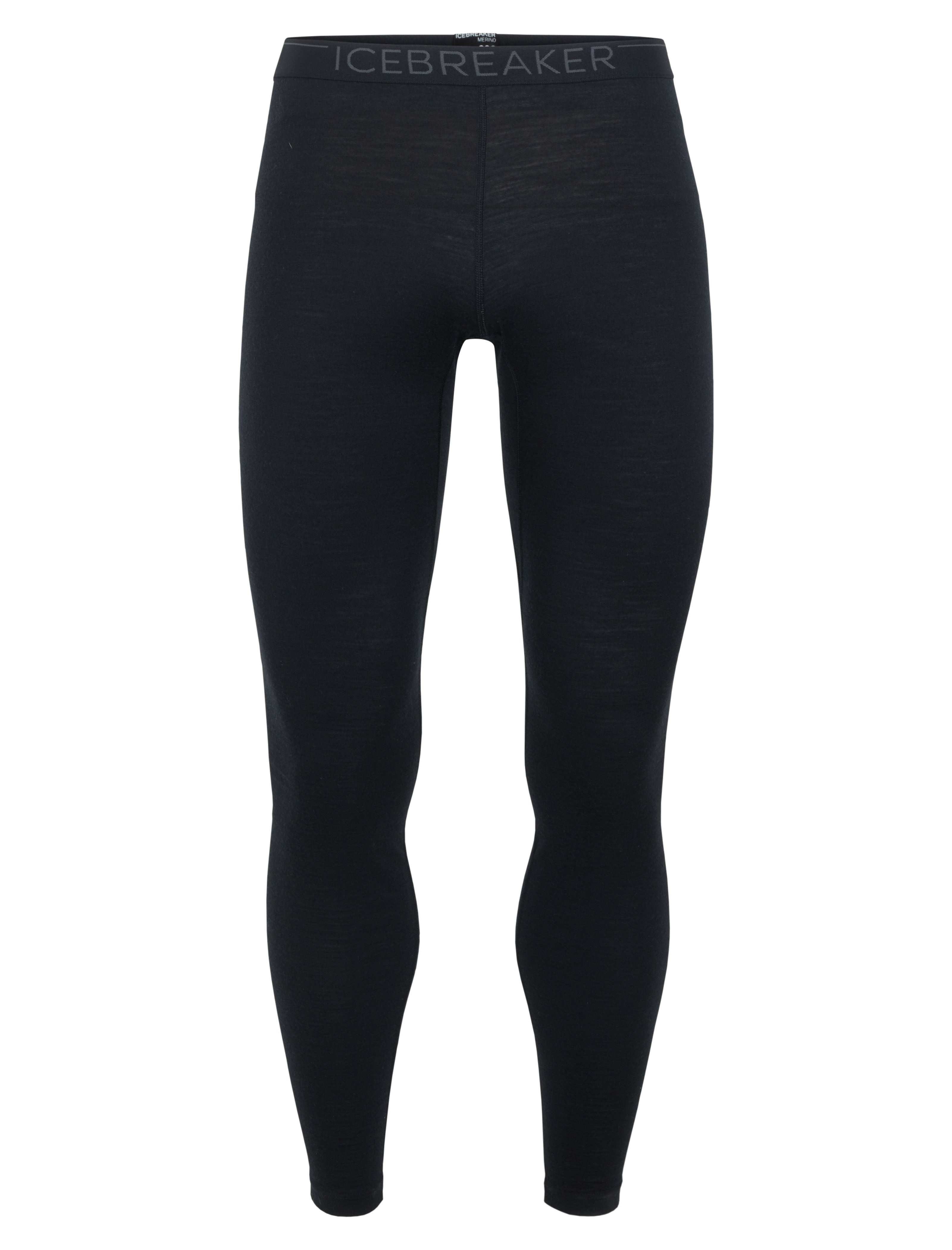 Icebreaker 200 Oasis Base Layer Leggings Mens Black Colour Black