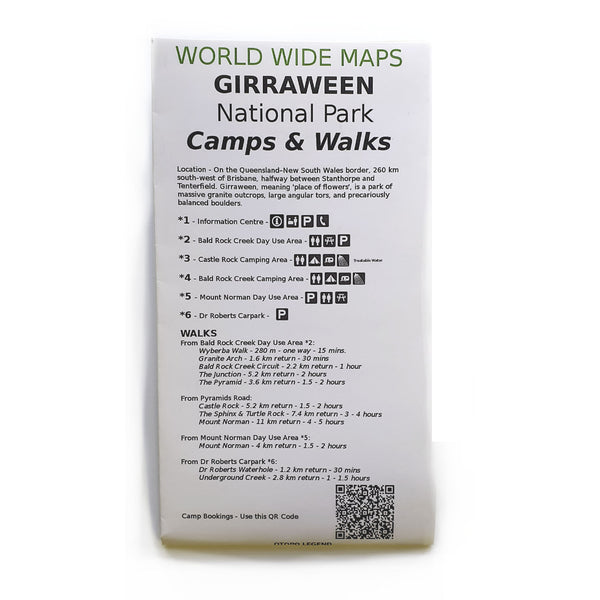 World Wide Maps Girraween Camps & Walks Map