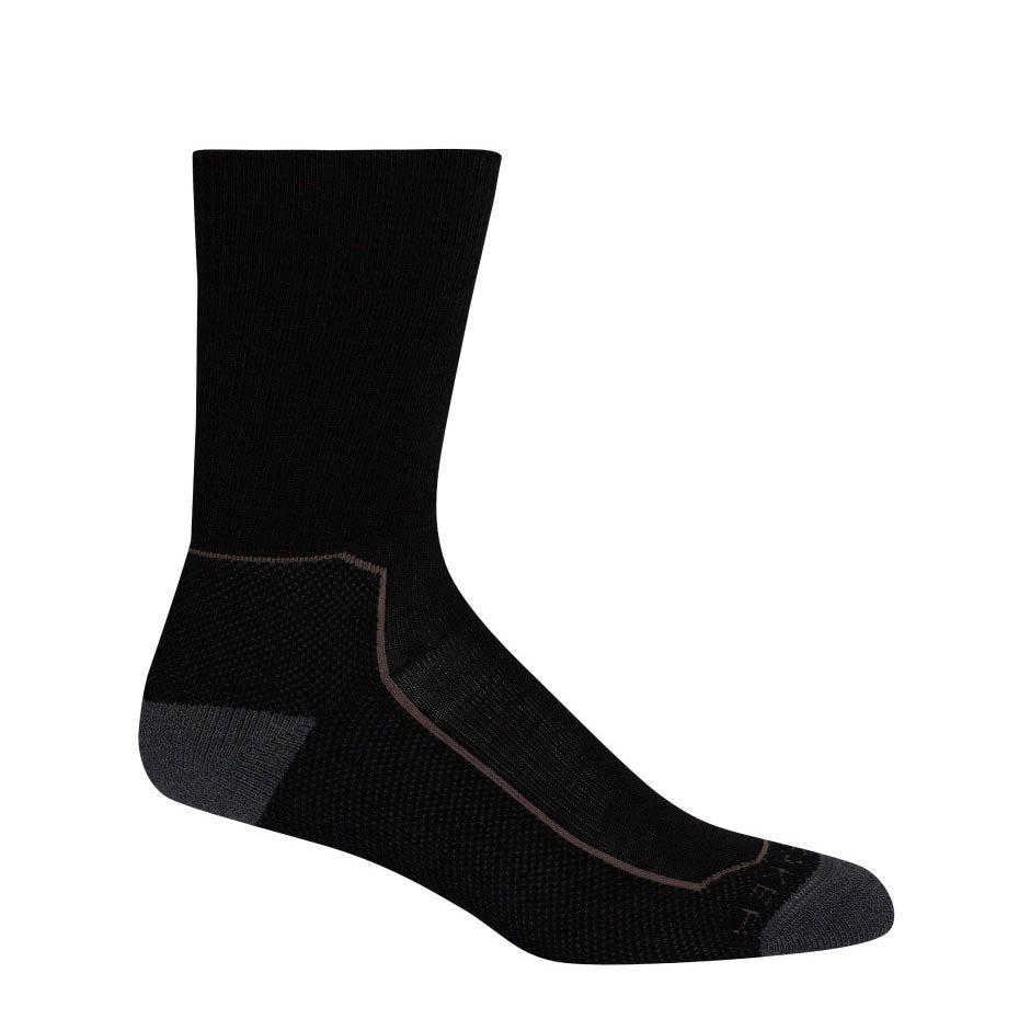 Icebreaker Hike Medium Crew Womens Socks 2 Colour Black