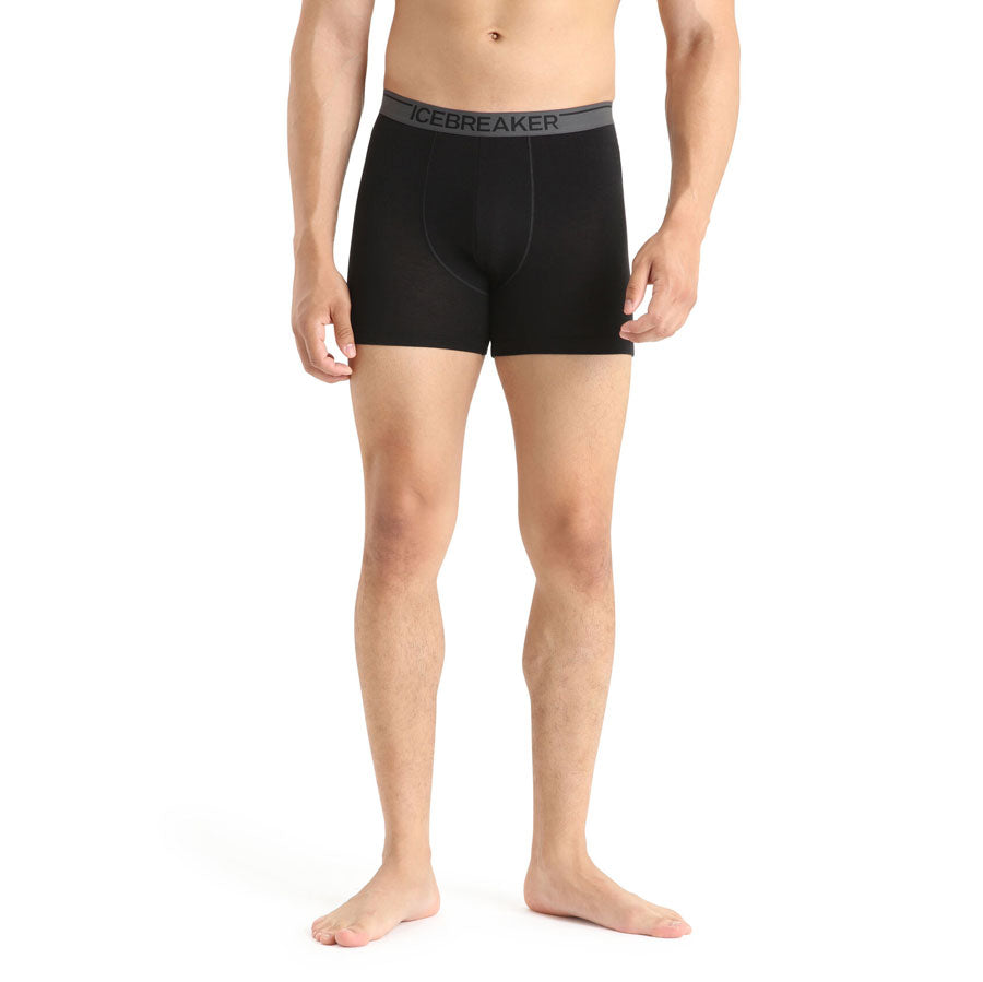 Icebreaker Anatomica Mens Boxers 1 Colour Black