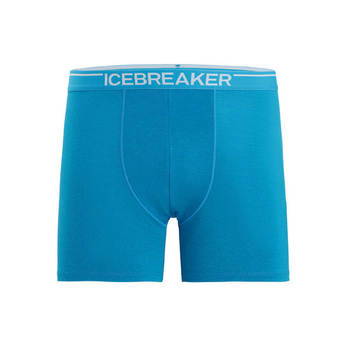 Icebreaker Anatomica Mens Boxers 1 Colour Geo Blue