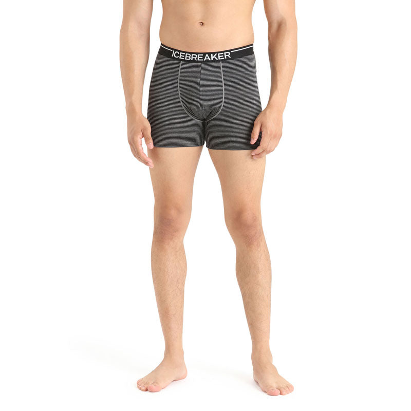 Icebreaker Anatomica Mens Boxers 1 Colour Gritstone Heather