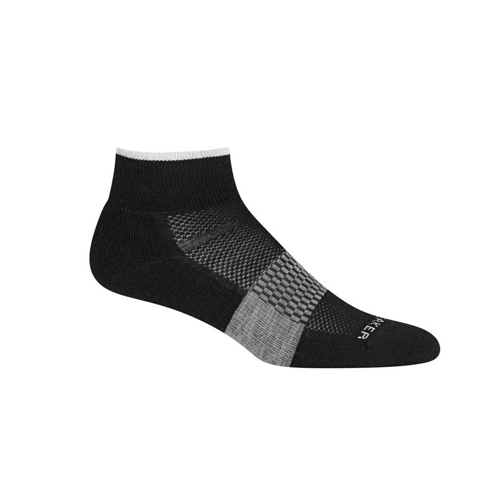 Icebreaker Multisport Light Mini Womens Socks 2 Colour Black Snow